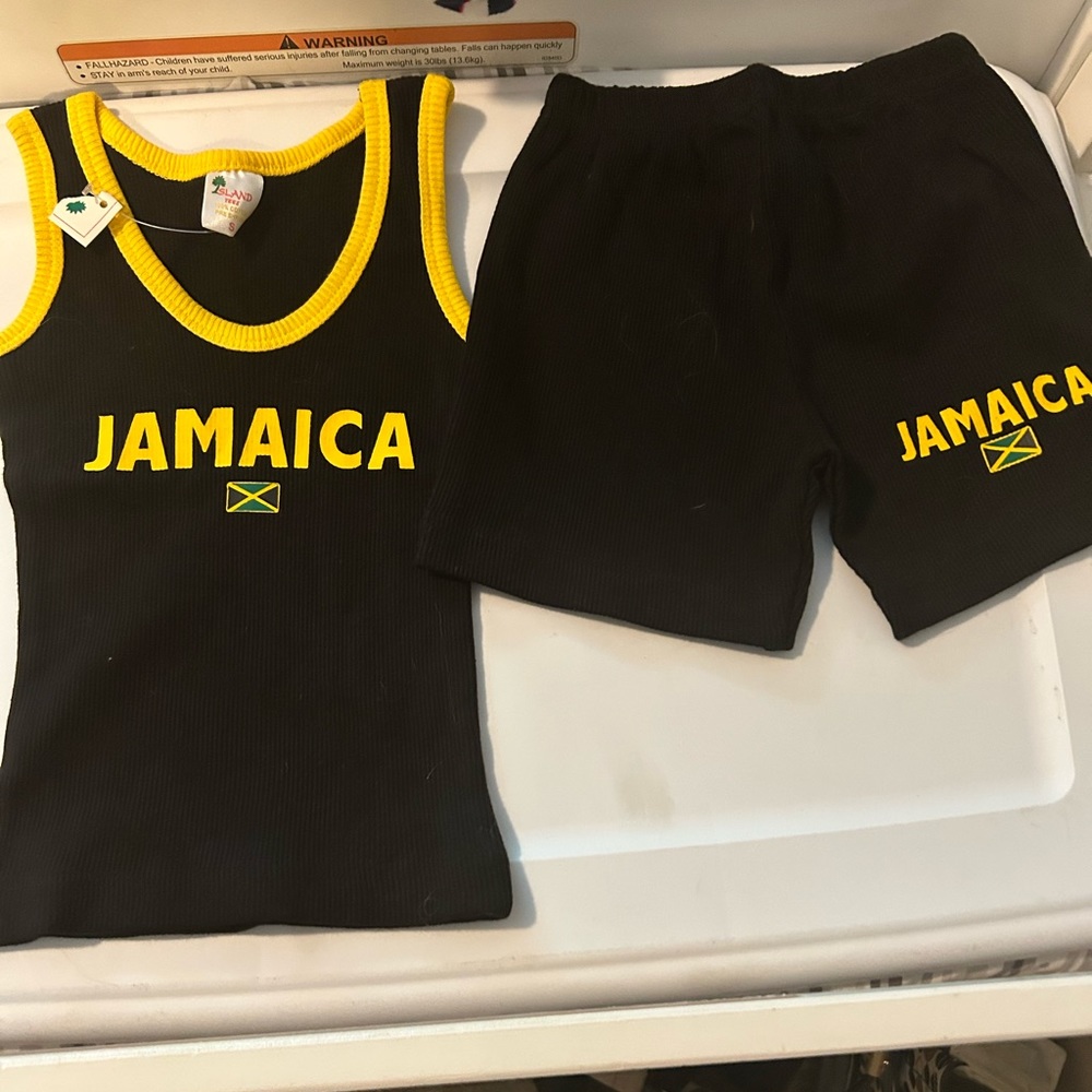 Kids “Jamaica” Shirt & Shorts Set